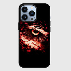 Чехол для iPhone 13 Pro Совух, цвет: 3D-черный