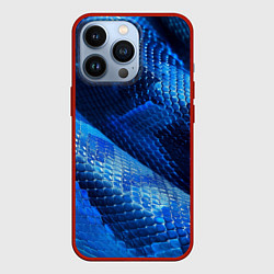 Чехол для iPhone 13 Pro Змеиный стиль, цвет: 3D-красный