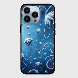 Чехол для iPhone 13 Pro Мир фантастических осьминогов, цвет: 3D-черный