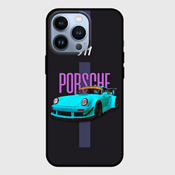 Чехол для iPhone 13 Pro Немецкий автомобиль Porsche 911, цвет: 3D-черный