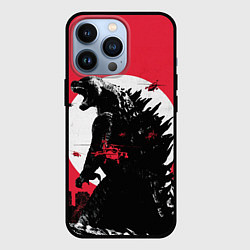 Чехол для iPhone 13 Pro Godzilla destroys the city, цвет: 3D-черный