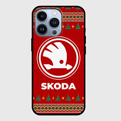 Чехол для iPhone 13 Pro Skoda new year, цвет: 3D-черный