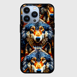 Чехол для iPhone 13 Pro Волчары, цвет: 3D-черный