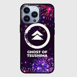 Чехол для iPhone 13 Pro Праздничный Ghost of Tsushima, цвет: 3D-черный