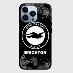 Чехол для iPhone 13 Pro Снежный Brighton, цвет: 3D-черный