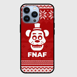 Чехол для iPhone 13 Pro Новогодний FNAF, цвет: 3D-черный