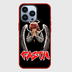 Чехол iPhone 13 Pro Makima faith - Chainsaw man