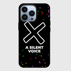 Чехол для iPhone 13 Pro A Silent Voice конфети, цвет: 3D-черный