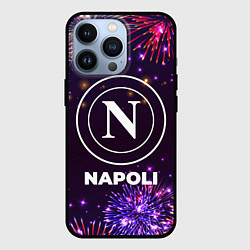 Чехол для iPhone 13 Pro Праздничный Napoli, цвет: 3D-черный