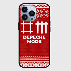 Чехол для iPhone 13 Pro Новогодний Depeche Mode, цвет: 3D-черный