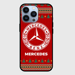 Чехол для iPhone 13 Pro Mercedes new year, цвет: 3D-черный