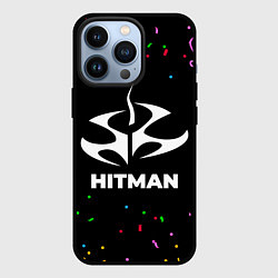 Чехол для iPhone 13 Pro Hitman конфети, цвет: 3D-черный