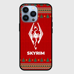 Чехол для iPhone 13 Pro Skyrim new year, цвет: 3D-черный