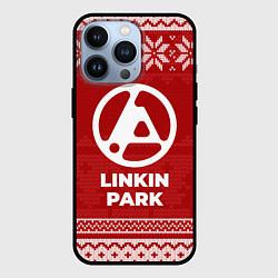 Чехол для iPhone 13 Pro Новогодний Linkin Park 2024, цвет: 3D-черный