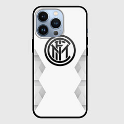 Чехол для iPhone 13 Pro Inter white poly, цвет: 3D-черный