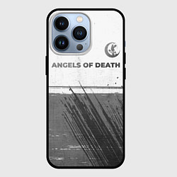 Чехол для iPhone 13 Pro Angels of Death - white gradient посередине, цвет: 3D-черный