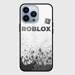 Чехол для iPhone 13 Pro Roblox - white gradient посередине, цвет: 3D-черный