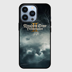 Чехол iPhone 13 Pro Kingdom Come Deliverance 2 мрачный фон
