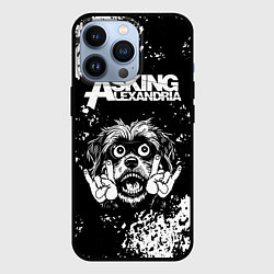 Чехол для iPhone 13 Pro Asking Alexandria рок пес, цвет: 3D-черный