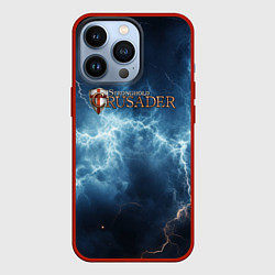 Чехол для iPhone 13 Pro Stronghold сrusader сила молний, цвет: 3D-красный