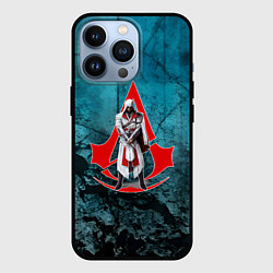 Чехол для iPhone 13 Pro Персонаж Assassins Creed, цвет: 3D-черный