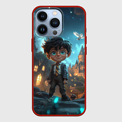 Чехол для iPhone 13 Pro Гарри Поттер арт, цвет: 3D-красный