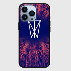 Чехол для iPhone 13 Pro Within Temptation red energy, цвет: 3D-черный