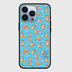 Чехол для iPhone 13 Pro Live love yoga, цвет: 3D-черный
