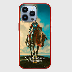 Чехол для iPhone 13 Pro Идржих на коне Kingdom come deliverence 2, цвет: 3D-красный