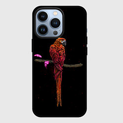 Чехол для iPhone 13 Pro Попугай пирата, цвет: 3D-черный
