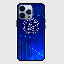 Чехол для iPhone 13 Pro Ajax blue poly, цвет: 3D-черный