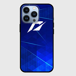 Чехол для iPhone 13 Pro Need for Speed blue poly, цвет: 3D-черный