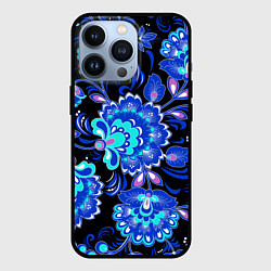 Чехол для iPhone 13 Pro Хохлома негатив, цвет: 3D-черный