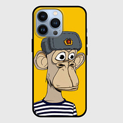 Чехол для iPhone 13 Pro NFT ape turtleneck, цвет: 3D-черный