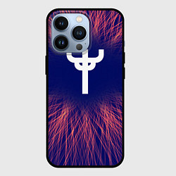 Чехол для iPhone 13 Pro Judas Priest red energy, цвет: 3D-черный