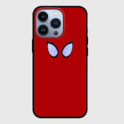 Чехол для iPhone 13 Pro Взгляд человека паука, цвет: 3D-черный