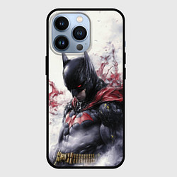 Чехол для iPhone 13 Pro Бэтмен в тумане, цвет: 3D-черный
