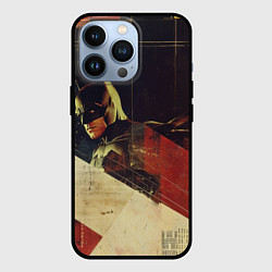 Чехол для iPhone 13 Pro Бэтмен ретро стиль, цвет: 3D-черный