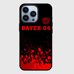 Чехол для iPhone 13 Pro Bayer 04 - red gradient посередине, цвет: 3D-черный