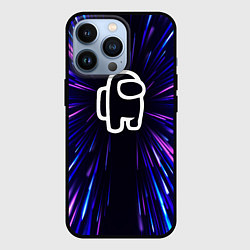 Чехол для iPhone 13 Pro Among Us neon energy, цвет: 3D-черный