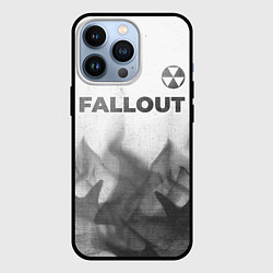 Чехол для iPhone 13 Pro Fallout - white gradient посередине, цвет: 3D-черный