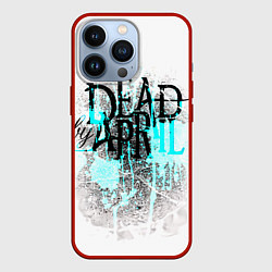 Чехол для iPhone 13 Pro Dead by april краски, цвет: 3D-красный