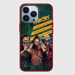 Чехол для iPhone 13 Pro Far Cry villains, цвет: 3D-красный