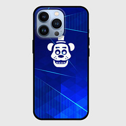 Чехол для iPhone 13 Pro FNAF blue poly, цвет: 3D-черный