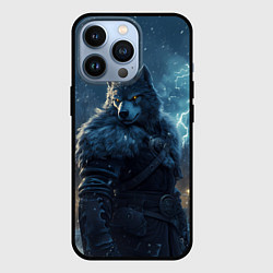 Чехол для iPhone 13 Pro Волк в доспехах, цвет: 3D-черный