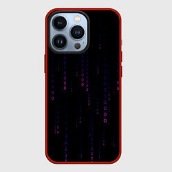 Чехол для iPhone 13 Pro Color black pink, цвет: 3D-красный