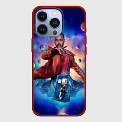 Чехол для iPhone 13 Pro Доктор Кто Шути Гатва, цвет: 3D-красный