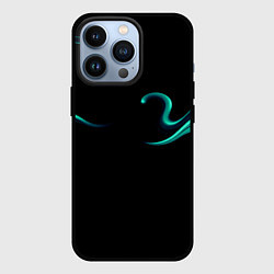 Чехол для iPhone 13 Pro Color light blue abstraction, цвет: 3D-черный