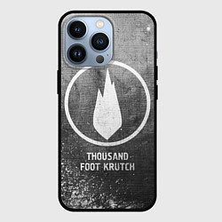 Чехол для iPhone 13 Pro Thousand Foot Krutch - grey gradient, цвет: 3D-черный