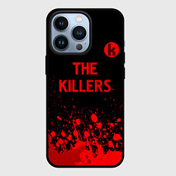 Чехол для iPhone 13 Pro The Killers - red gradient посередине, цвет: 3D-черный